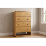Parker Ash Veneer Chest in Natural