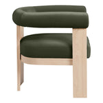 Arienzo Velvet Performance Fabric Upholstered Accent Chair in Green
