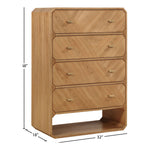Parker Ash Veneer Chest in Natural