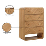 Parker Ash Veneer Chest in Natural