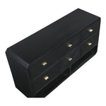 Parker Ash Veneer Dresser in Black