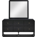 Parker Ash Veneer Dresser in Black