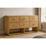 Parker Ash Veneer Dresser in Natural