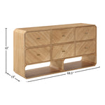 Parker Ash Veneer Dresser in Natural
