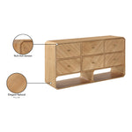 Parker Ash Veneer Dresser in Natural