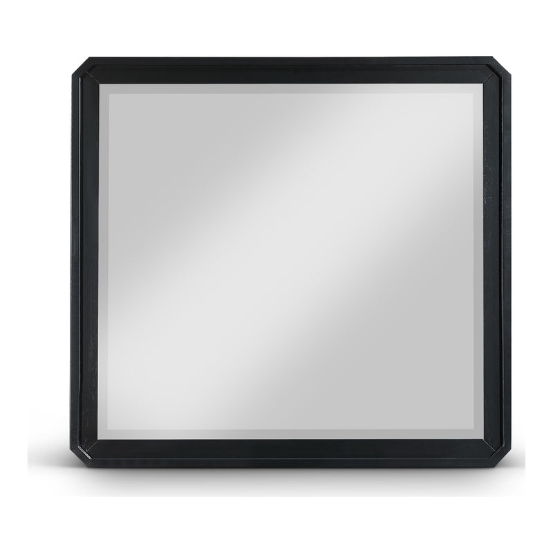 Parker Ash Veneer Frame Mirror in Black