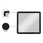Parker Ash Veneer Frame Mirror in Black