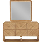 Parker Ash Veneer Frame Mirror in Natural