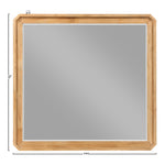 Parker Ash Veneer Frame Mirror in Natural