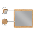 Parker Ash Veneer Frame Mirror in Natural