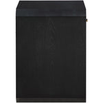 Parker Ash Veneer Nightstand in Black