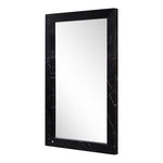 Pavia Genuine Marble Frame Mirror in Black