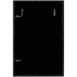 Pavia Genuine Marble Frame Mirror in Black