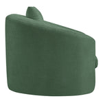 Penelope Chenille Fabric Upholstered Chair in Green
