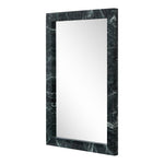 Pavia Genuine Marble Frame Mirror in Green