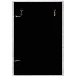 Pavia Genuine Marble Frame Mirror in White