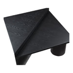 Pavillion Oak Veneer Coffee Table in Black
