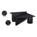Pavillion Oak Veneer Coffee Table in Black