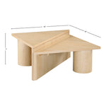 Pavillion Oak Veneer Coffee Table in Natural