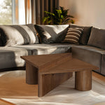 Pavillion Oak Veneer Coffee Table in Walnut