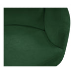 Penelope Chenille Fabric Upholstered Chair in Green