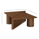 Pavillion Oak Veneer Coffee Table in Walnut