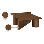 Pavillion Oak Veneer Coffee Table in Walnut