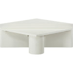 Pavillion Oak Veneer Coffee Table in White