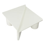 Pavillion Oak Veneer Coffee Table in White