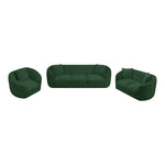 Penelope Chenille Fabric Upholstered Chair in Green