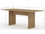 Nomad 68" Dining Table in Natural