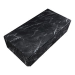 Piazza Marble Finish Concrete Indoor / Outdoor Coffee Table in Black
