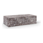 Piazza Marble Finish Concrete Indoor / Outdoor Coffee Table in Brown