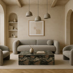 Piazza Marble Finish Concrete Indoor / Outdoor Coffee Table in Green