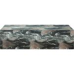Piazza Marble Finish Concrete Indoor / Outdoor Coffee Table in Green