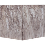 Piazza Marble Finish Concrete Indoor / Outdoor End Table in Brown