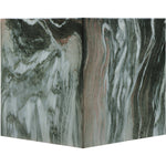 Piazza Marble Finish Concrete Indoor / Outdoor End Table in Green