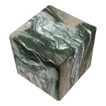 Piazza Marble Finish Concrete Indoor / Outdoor End Table in Green