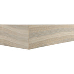 Piazza Travertine Finish Concrete Indoor / Outdoor Coffee Table in Natural