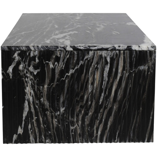 Pienza Marble Coffee Table in Black
