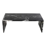 Pienza Marble Coffee Table in Black