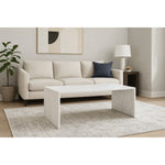 Pienza Marble Coffee Table in White