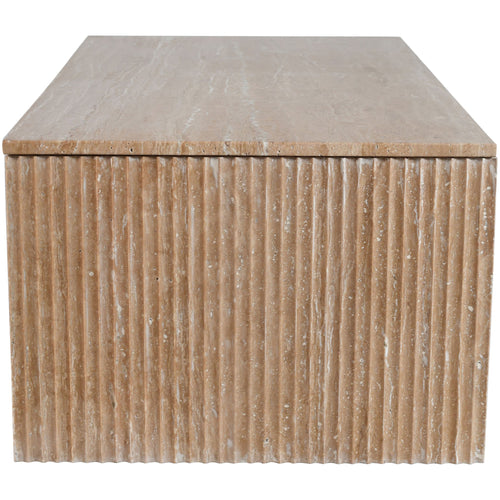 Pienza Travertine Coffee Table in Natural