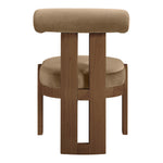 Arienzo Velvet Performance Fabric Upholstered Dining Chair in Beige