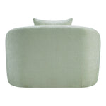 Penelope Chenille Fabric Upholstered Chair in Mint