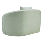 Penelope Chenille Fabric Upholstered Chair in Mint