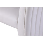 Porsha Vegan Leather Upholstered Dining Chair in White