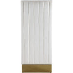 Porsha Velvet Upholstered Dining Chair in Cream