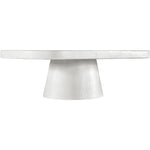 Prato Concrete Indoor/Outdoor Coffee Table in White