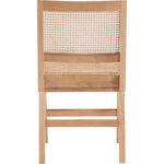 Preston Solid Wood And Cane Dining Side Chair in Natural